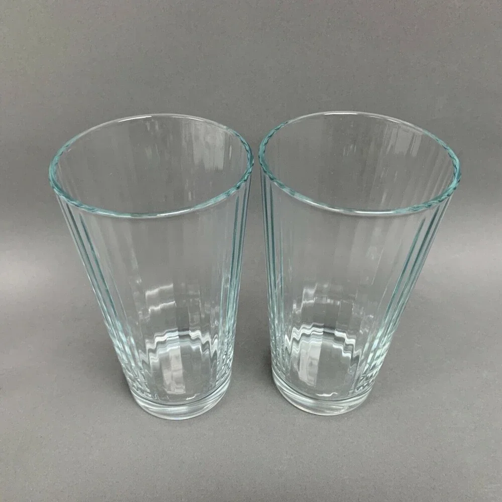 Highball Clear Glass Glasses‎ Panels 6 1/8